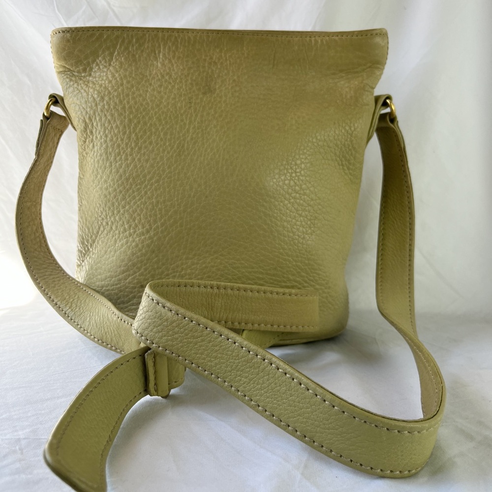 Vintage 90s Lime Green Sonoma Bucket Bag 4907